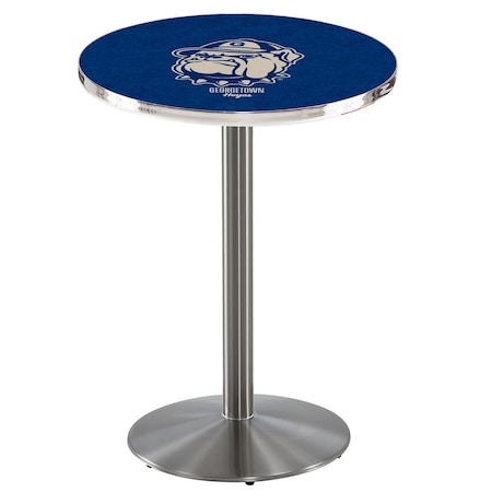 Holland Bar Stool Co 42" Stainless Steel Georgetown Pub Table L214S4228Grgtwn